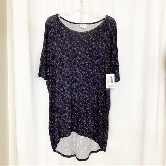 LuLaRoe Tops - LulaRoe printed Irma tunic top